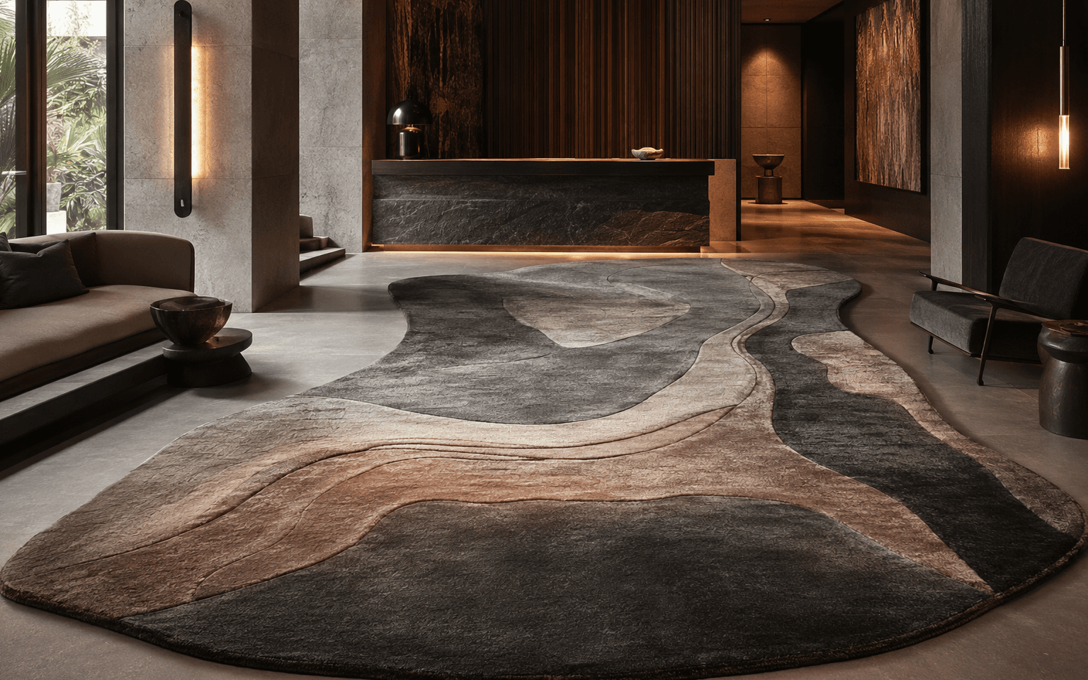 Delivery & Placement in the custom rug process